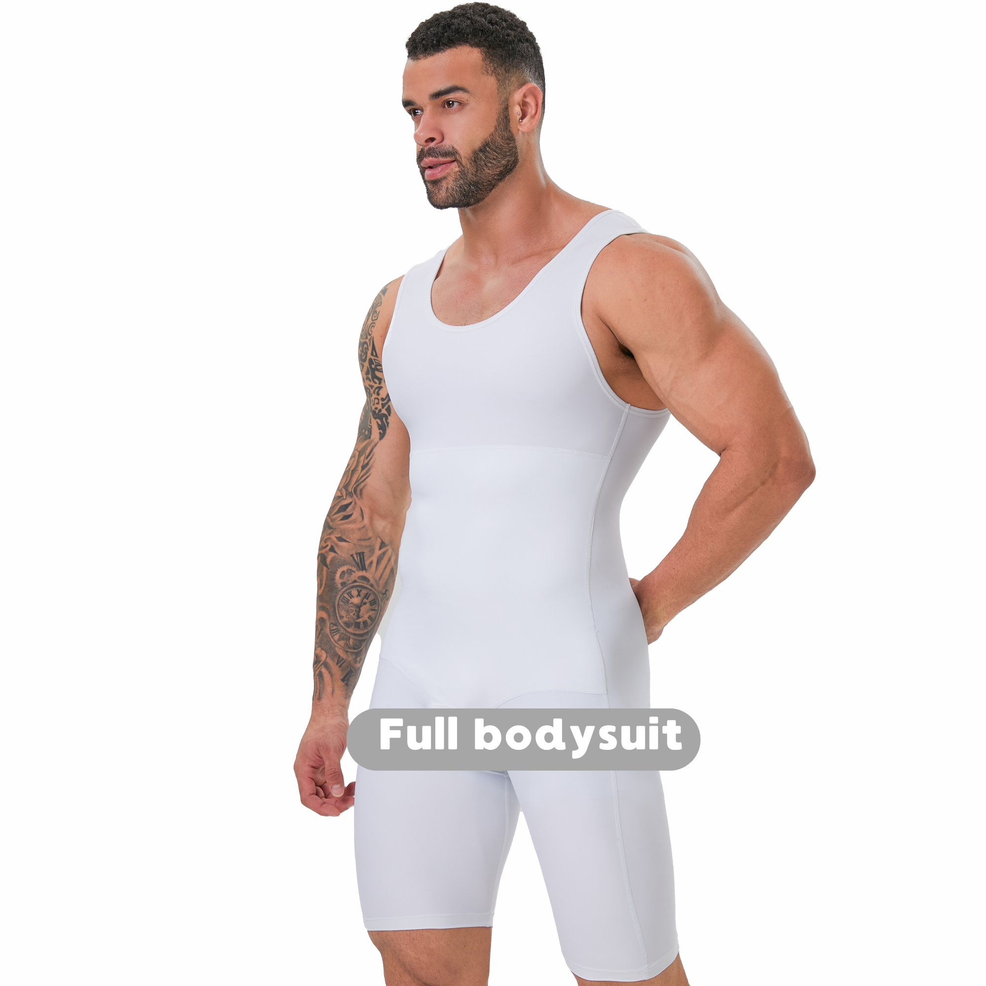 Men's Double Layer Tummy Contr – Shapewear Bodysuit Firm recenzja i cena
