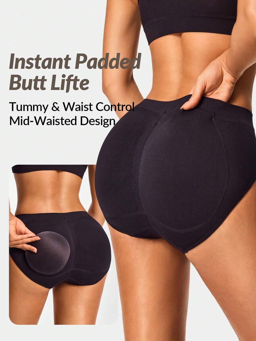 Seamless Mid-Rise Padded Brief – Seamless Underwear Women recenzja i cena