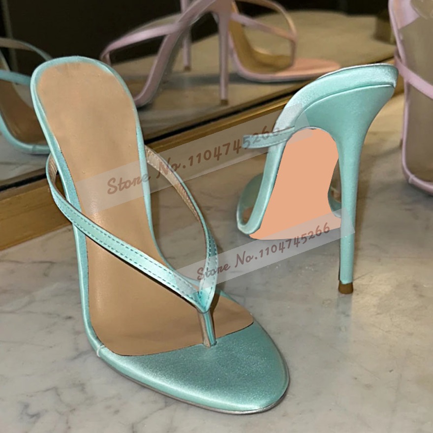 Light Green Satin Clip Toe Hig – Slip Dress Satin recenzja i cena