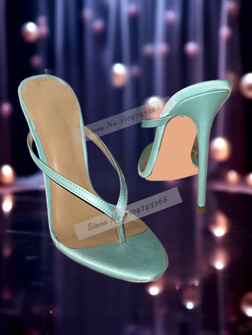Light Green Satin Clip Toe Hig – Slip Dress Satin recenzja i cena