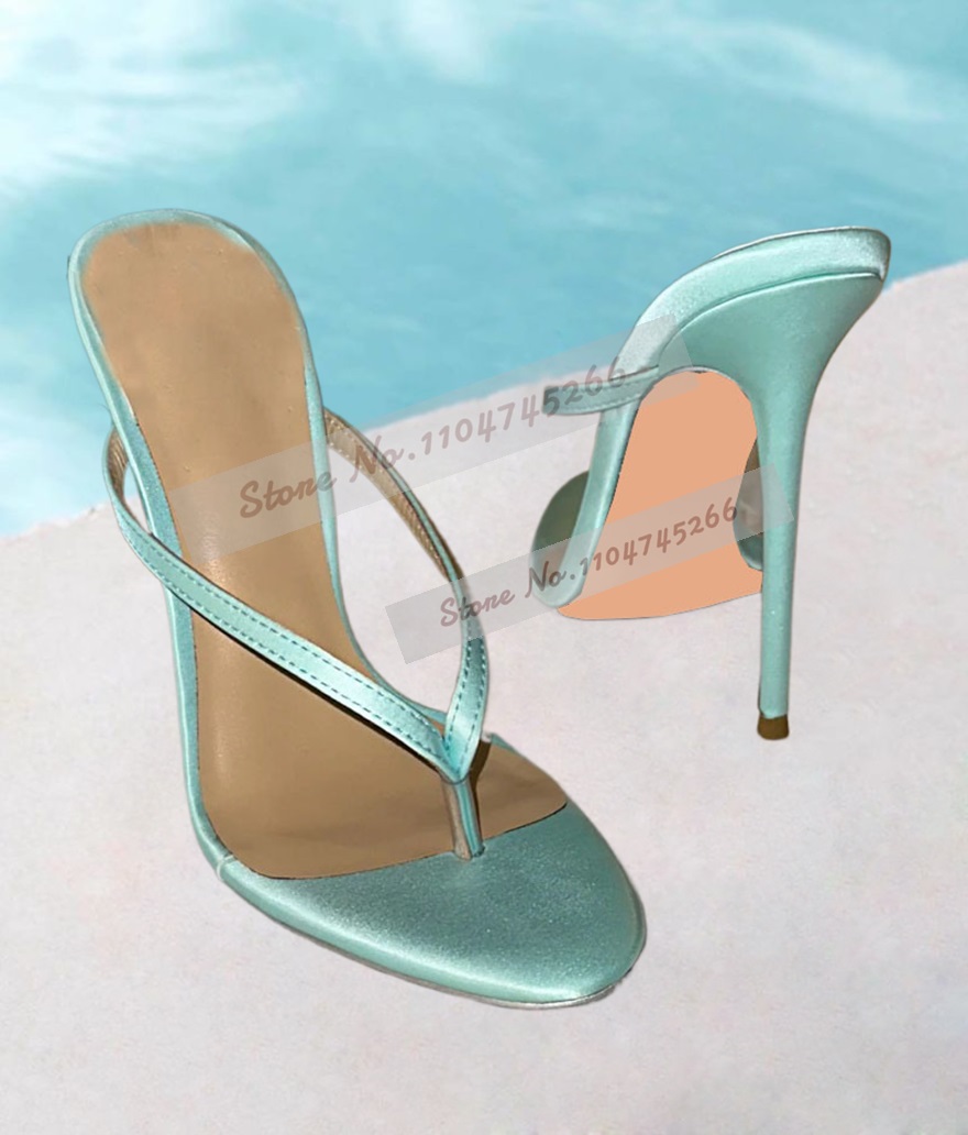Light Green Satin Clip Toe Hig – Slip Dress Satin recenzja i cena