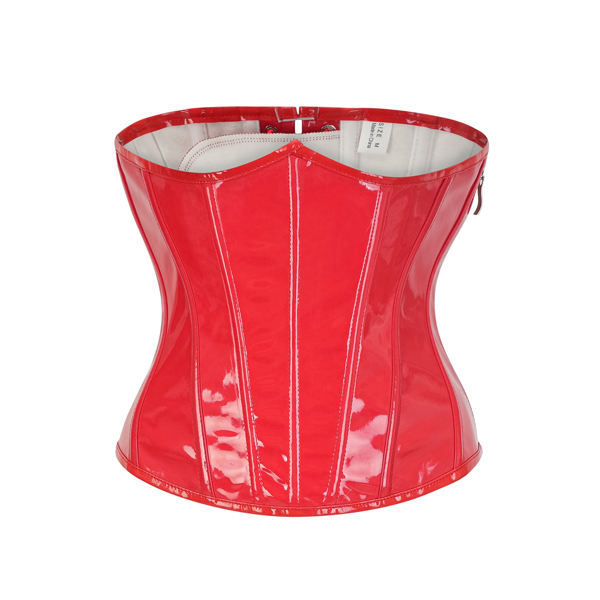 Steampunk Red PU Leather Side  – Corset Waist Cinch recenzja i cena