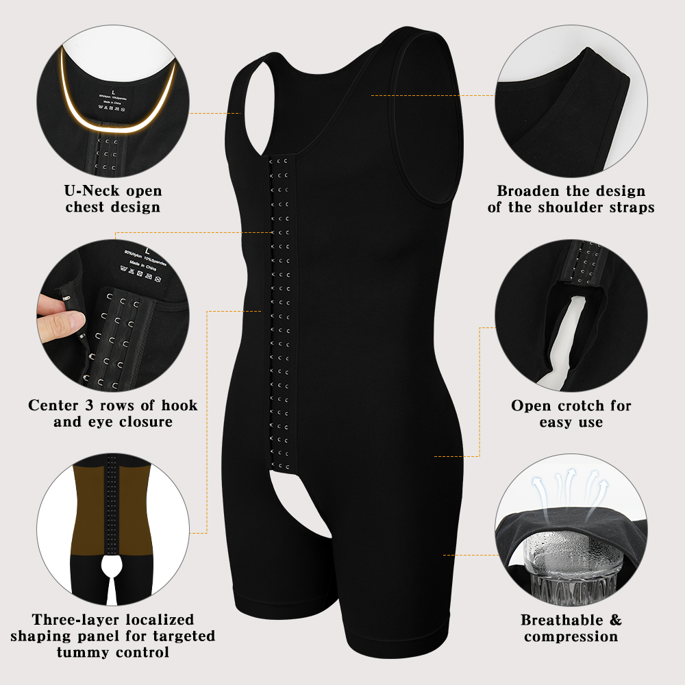 Men's Compression Shapewear  T – Shapewear Bodysuit Firm recenzja i cena