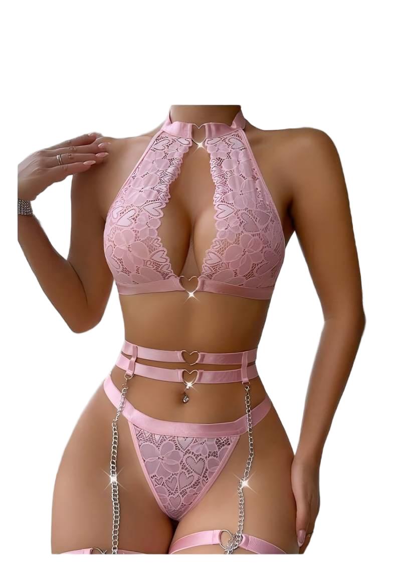 Sexy Lingerie Set Push Up Lace – Push Up Bra Padded recenzja i cena