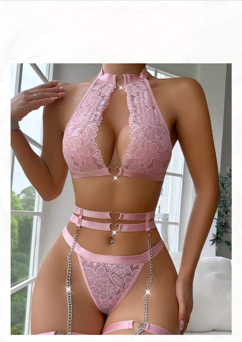 Sexy Lingerie Set Push Up Lace – Push Up Bra Padded recenzja i cena