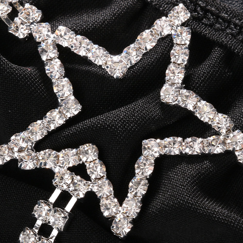 Sexy Crystal Star Waist Thong  – Thong Bikini Women recenzja i cena