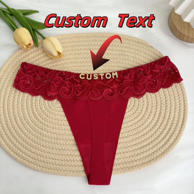 Personalized Custom Thong Name – Thong Bikini Women recenzja i cena