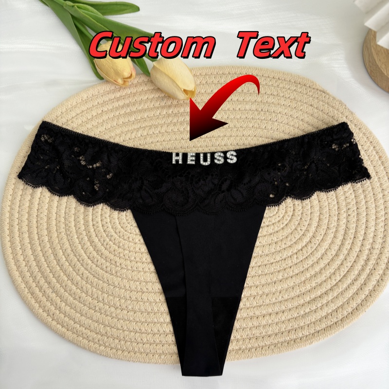 Personalized Custom Thong Name – Thong Bikini Women recenzja i cena