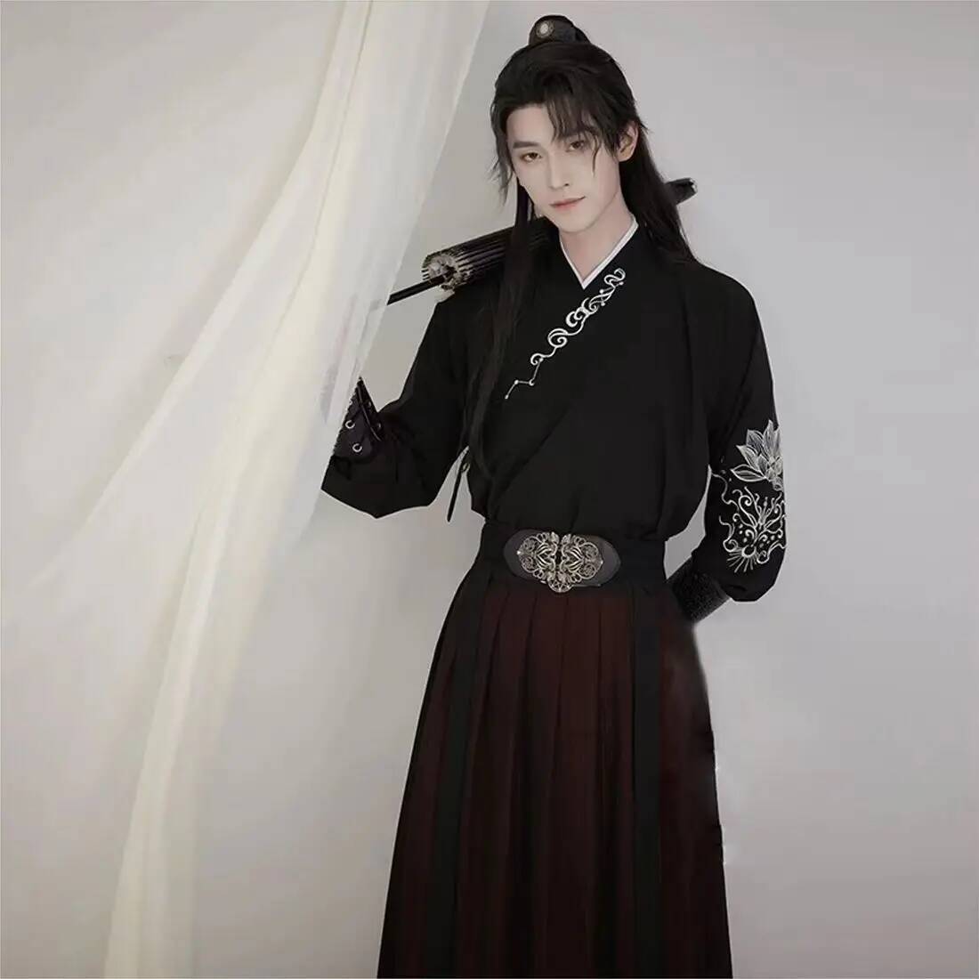 Ancient knight hanfu men women – Robe Silk Women recenzja i cena