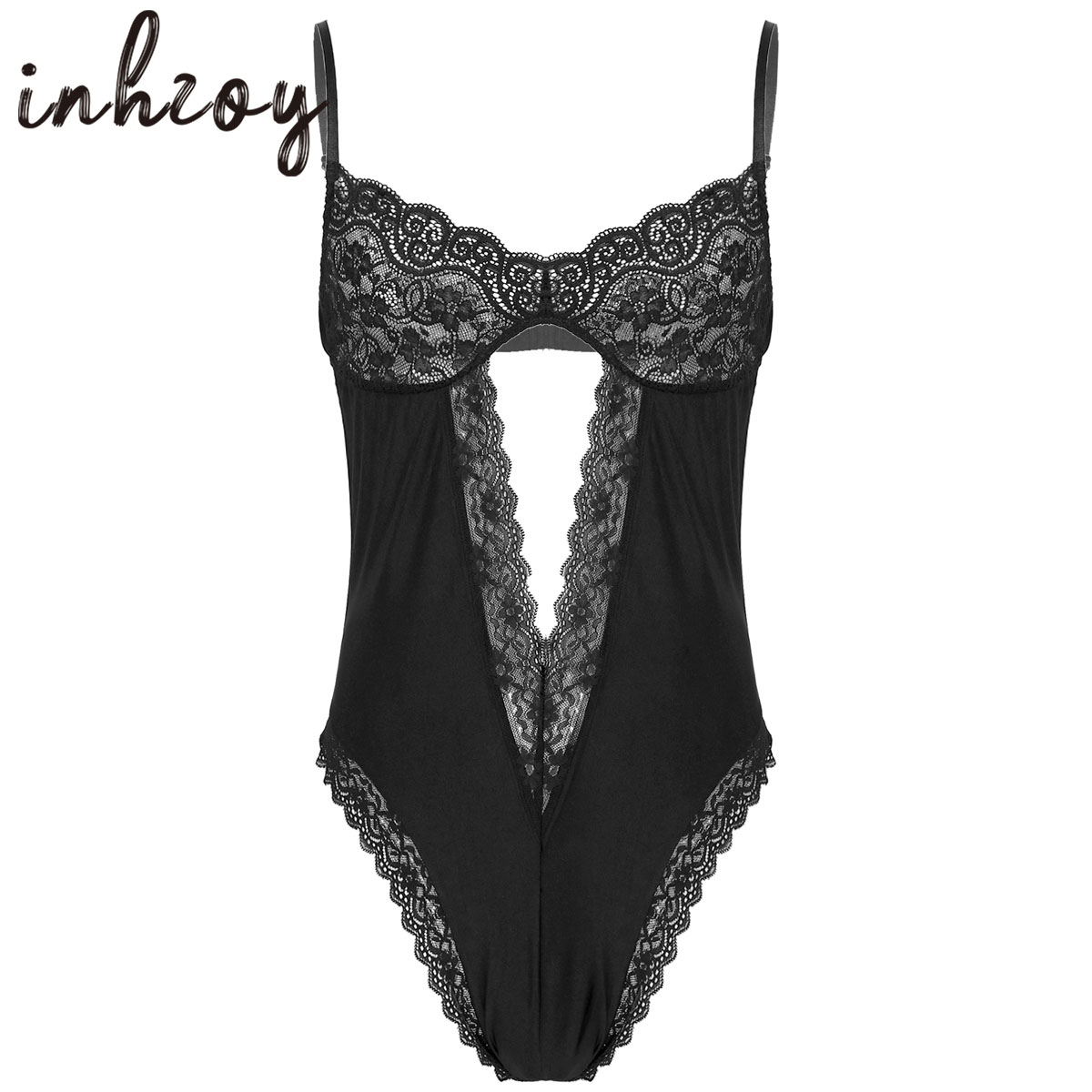 Men Sexy Bodysuit Lingerie Gay – Lace Teddy Lingerie recenzja i cena