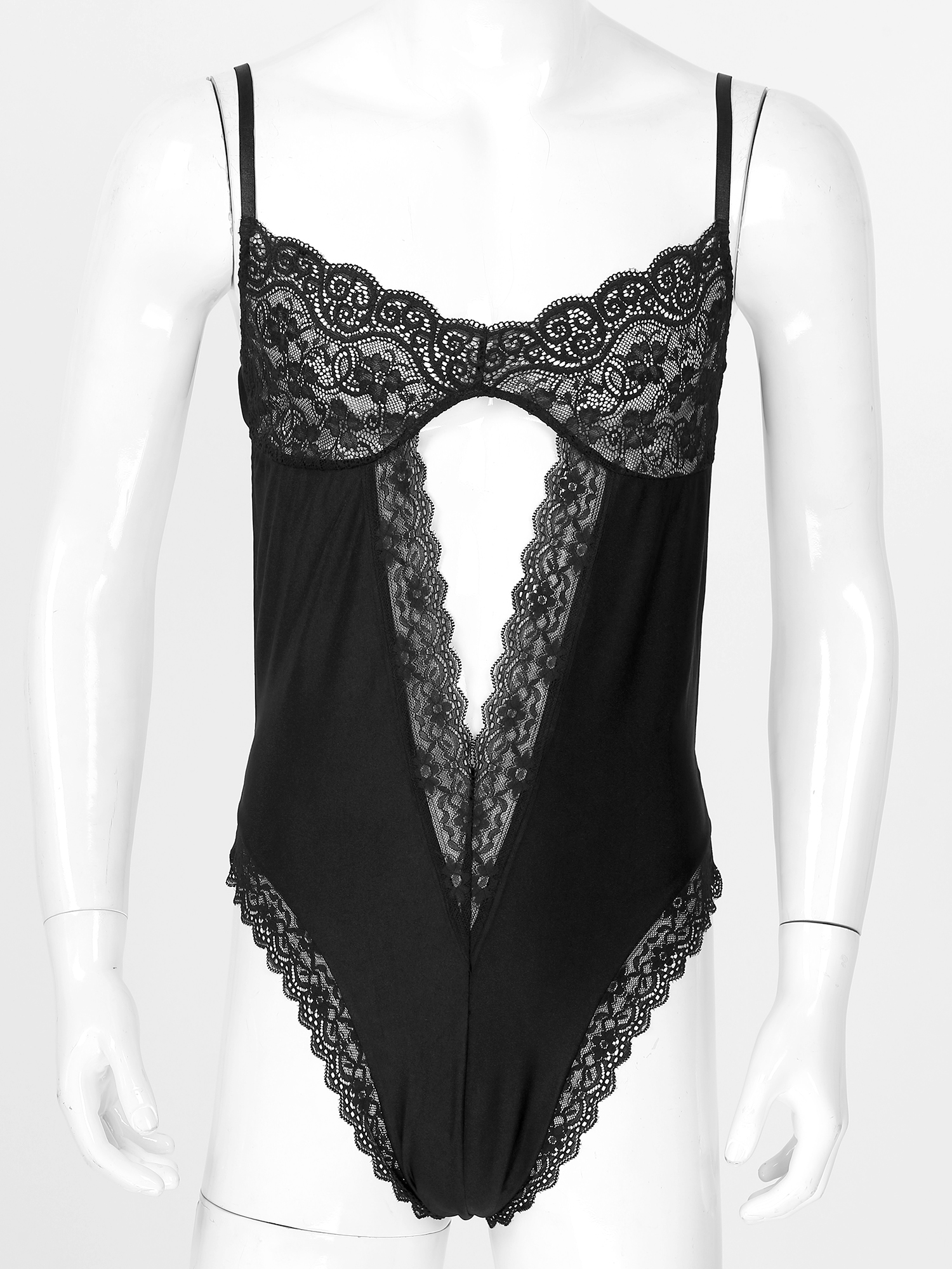 Men Sexy Bodysuit Lingerie Gay – Lace Teddy Lingerie recenzja i cena