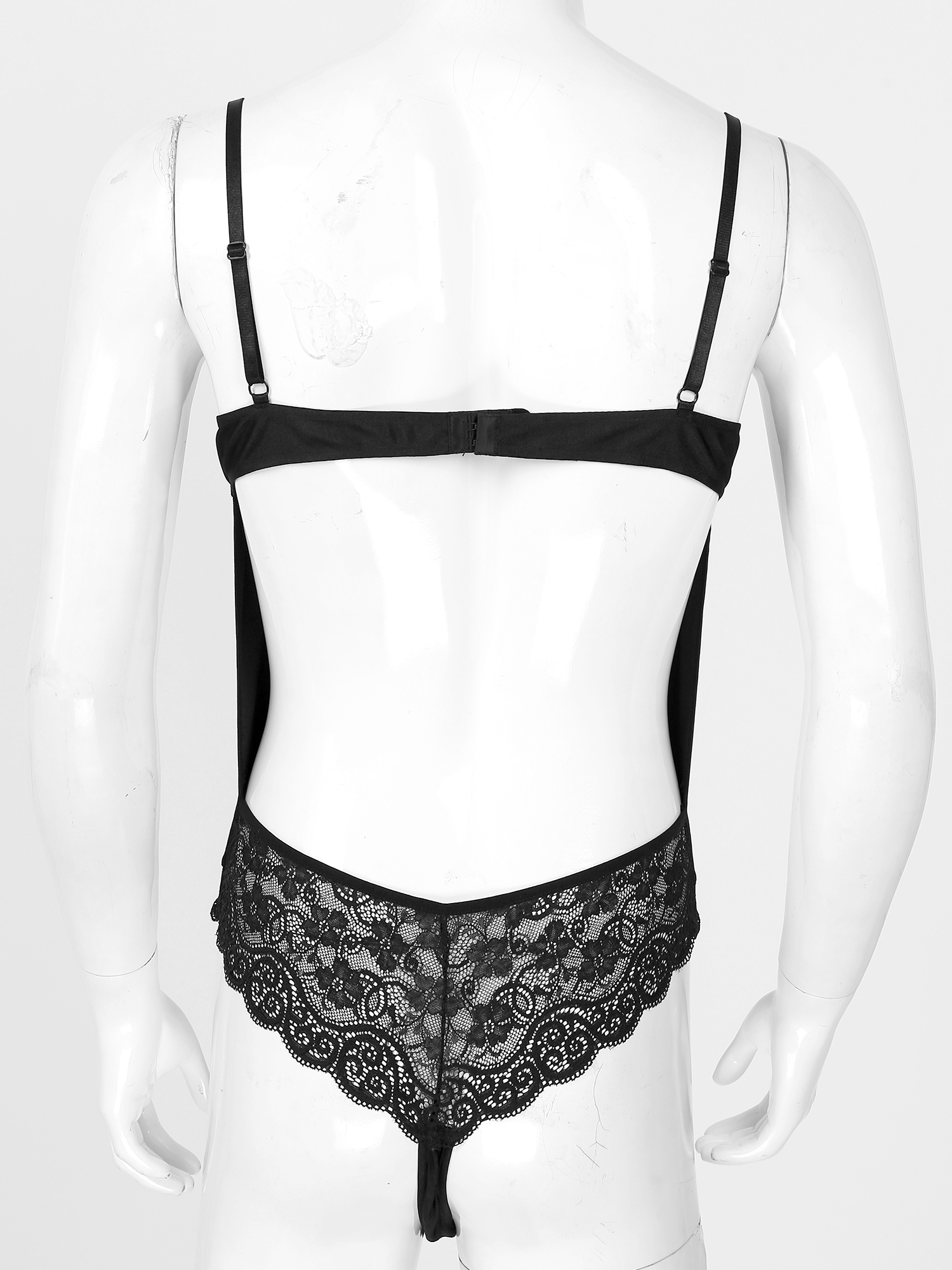 Men Sexy Bodysuit Lingerie Gay – Lace Teddy Lingerie recenzja i cena