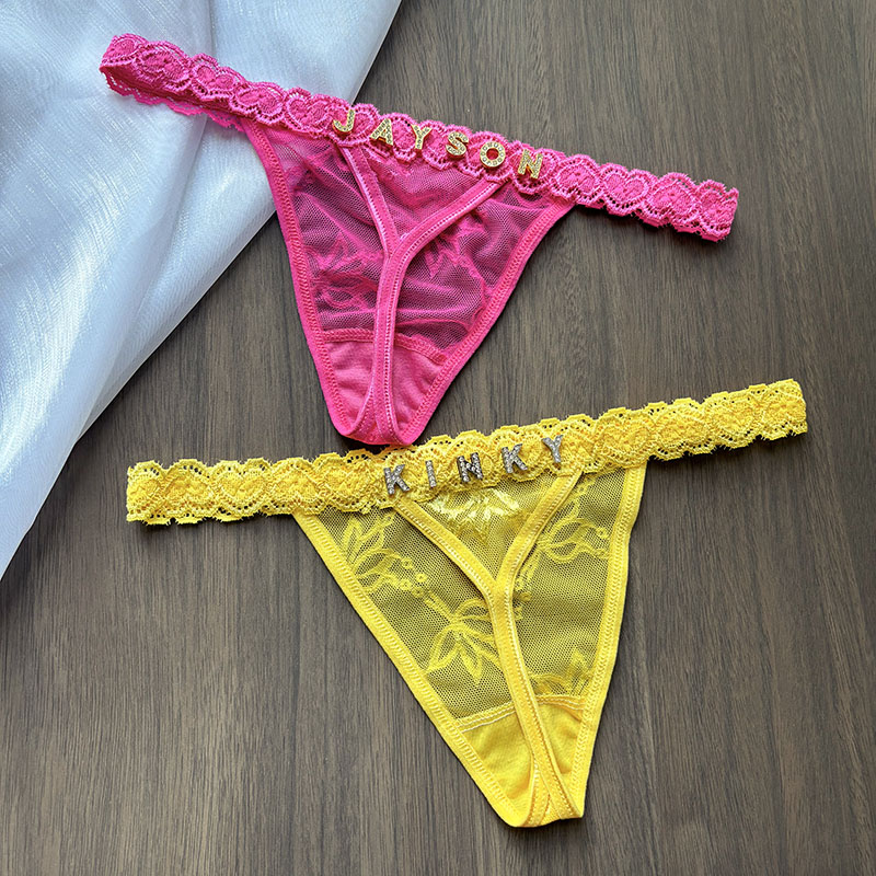 Custom Thong Panties Name Crys – Thong Bikini Women recenzja i cena