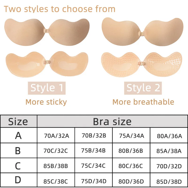 Sexy Women's bra Invisible Pus – Silicone Bra Adhesive recenzja i cena