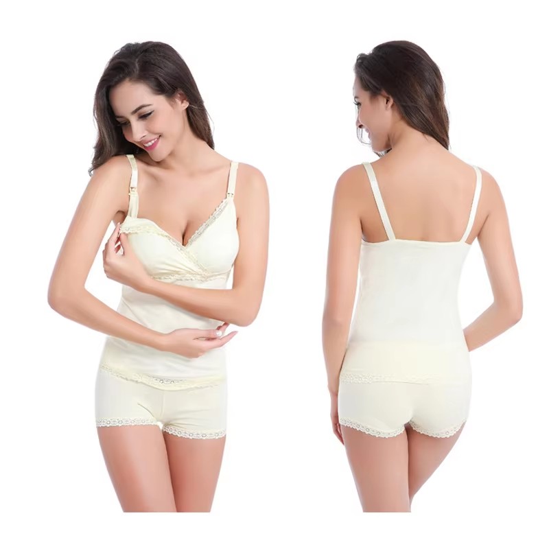 Maternity Clothes Women's Slee – Nursing Bra Sleep recenzja i cena