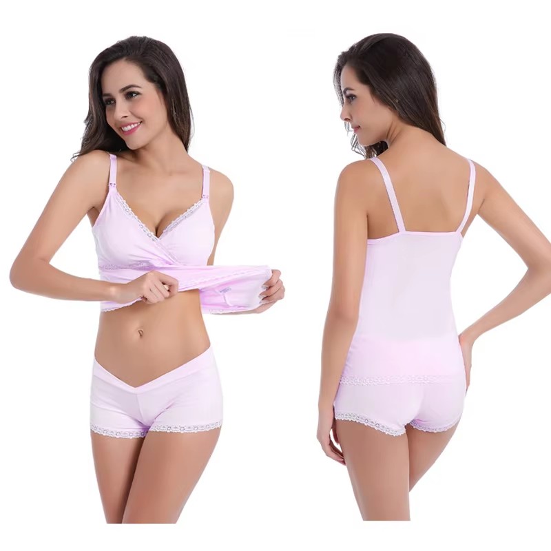 Maternity Clothes Women's Slee – Nursing Bra Sleep recenzja i cena