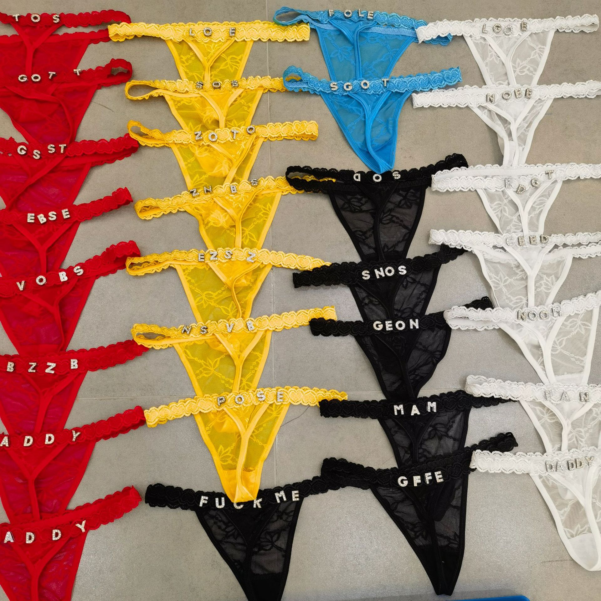 Customize Thongs Crystal Name  – Thong Bikini Women recenzja i cena