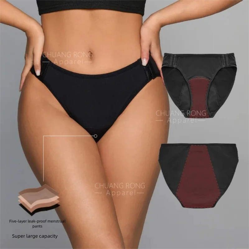 Plus Size Women's Easy-On Snap – Period Panty Absorbent recenzja i cena