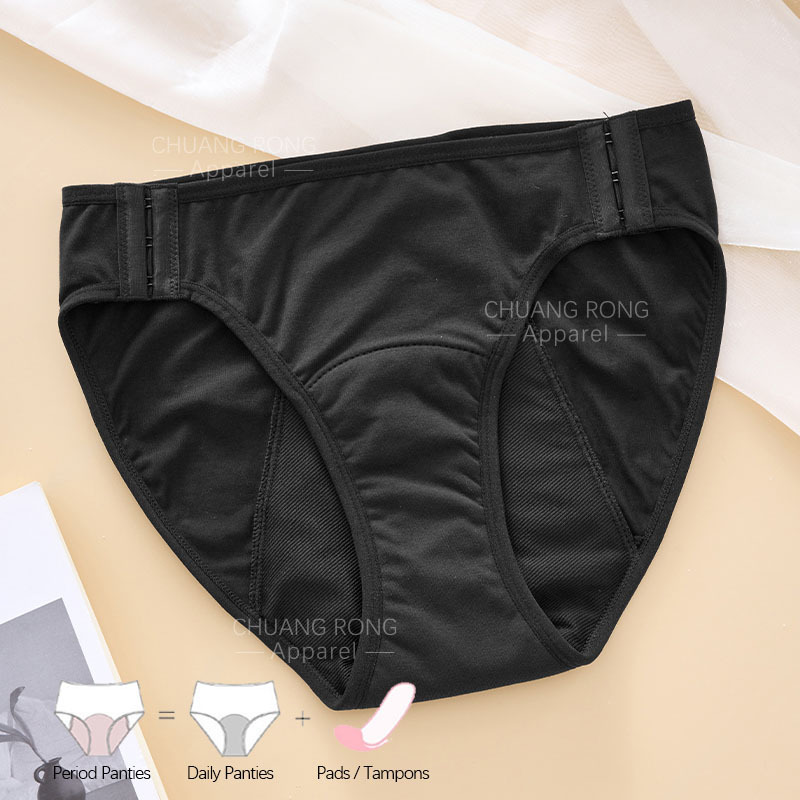 Plus Size Women's Easy-On Snap – Period Panty Absorbent recenzja i cena