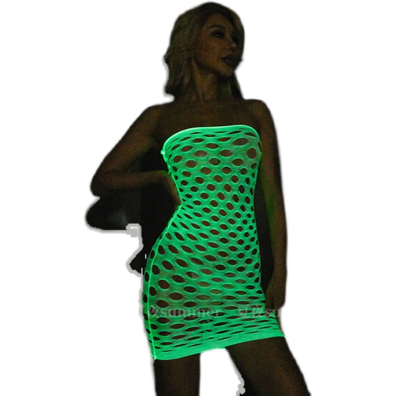 Luminous Glow in The Dark Fish – Bodystocking Fishnet recenzja i cena