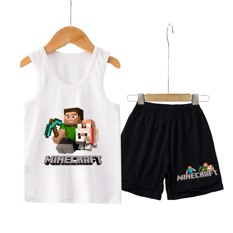 Minecrafted Children Vest+shor – Boyshort Underwear recenzja i cena