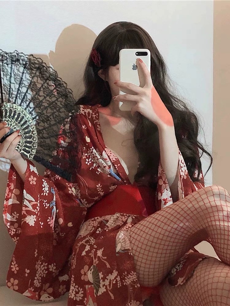 Sex Japanese Kimono Sexy Sleep – Robe Silk Women recenzja i cena