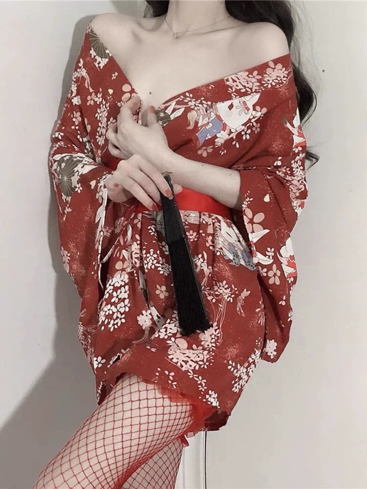 Sex Japanese Kimono Sexy Sleep – Robe Silk Women recenzja i cena