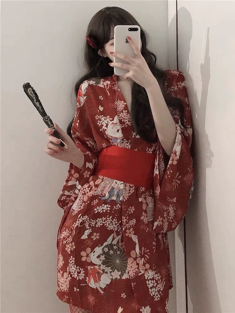 Sex Japanese Kimono Sexy Sleep – Robe Silk Women recenzja i cena