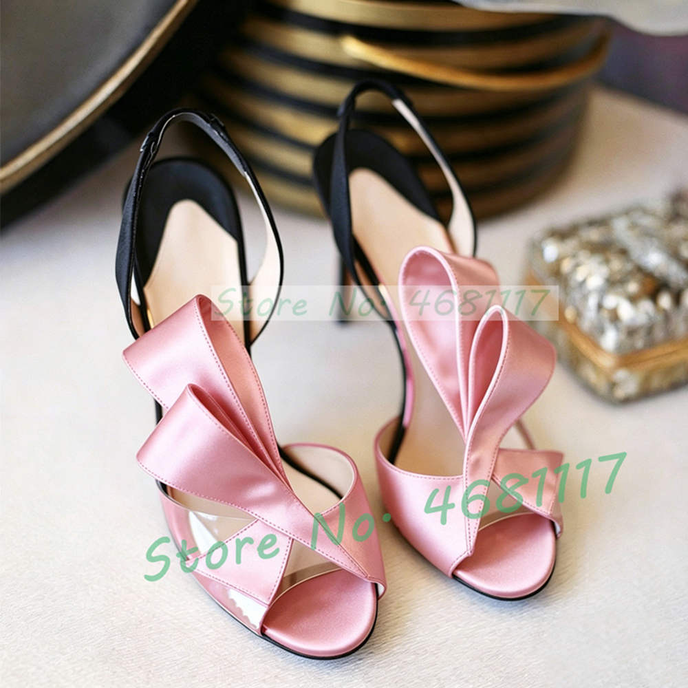 Satin Bow Back Strap High Heel – Slip Dress Satin recenzja i cena