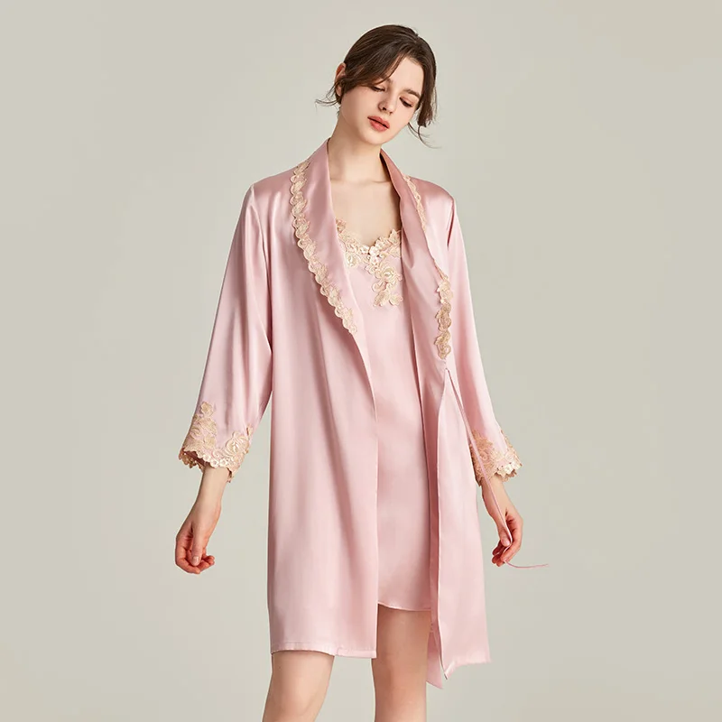 French Style 100% Mulberry Sil – Robe Silk Women recenzja i cena