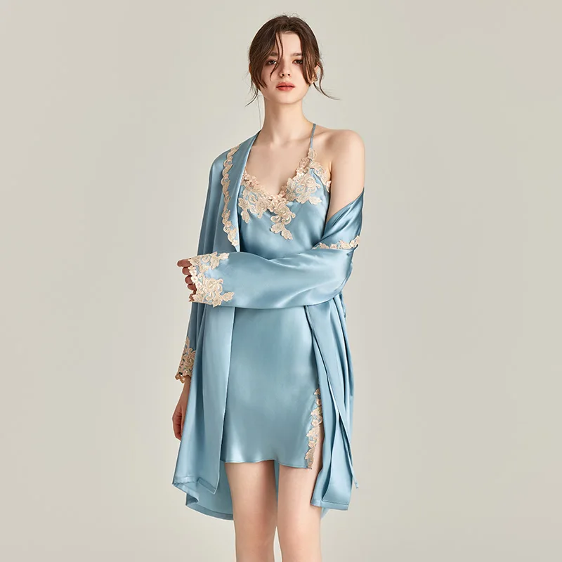 French Style 100% Mulberry Sil – Robe Silk Women recenzja i cena