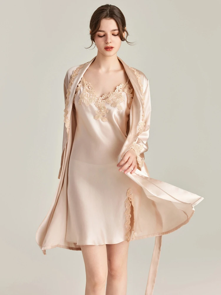 French Style 100% Mulberry Sil – Robe Silk Women recenzja i cena