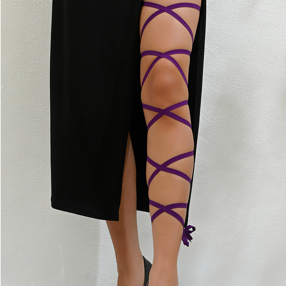 Punk Arm Wrap Elastic Crossed  – Garter Belt Set recenzja i cena