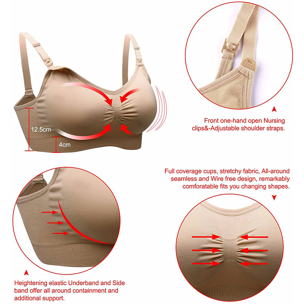 Womens Maternity  Nursing Bra  – Nursing Bra Sleep recenzja i cena