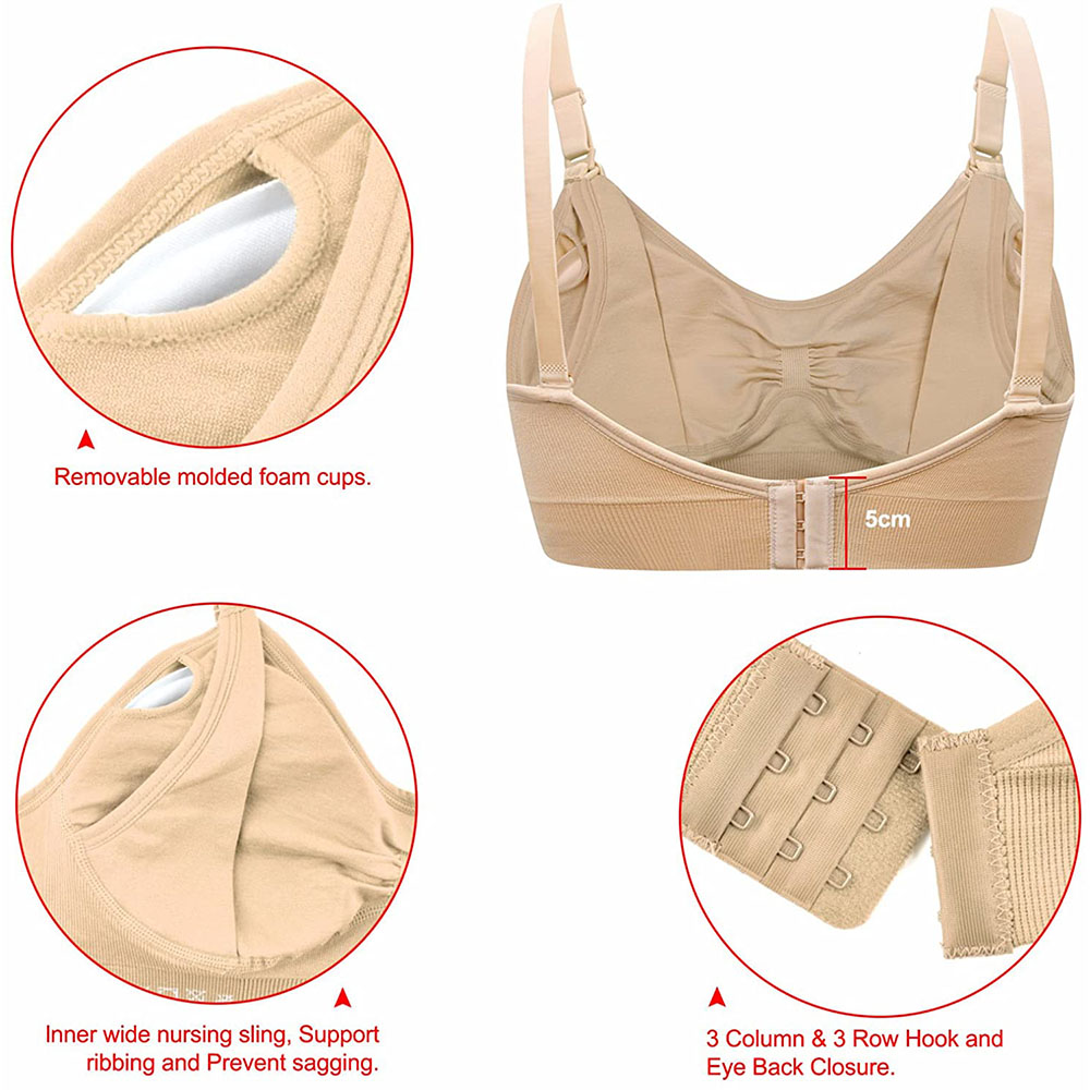 Womens Maternity  Nursing Bra  – Nursing Bra Sleep recenzja i cena