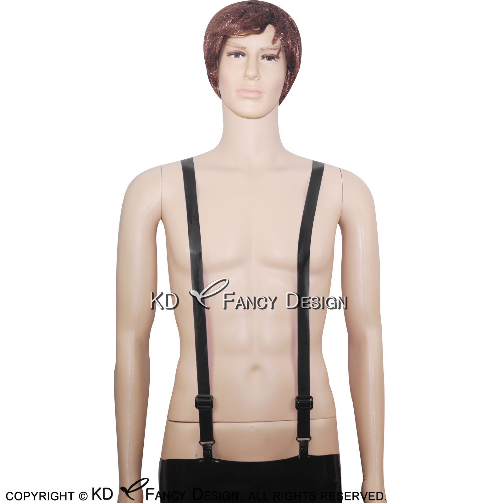 Black Sexy Rubber Latex Suspen – Garter Belt Set recenzja i cena