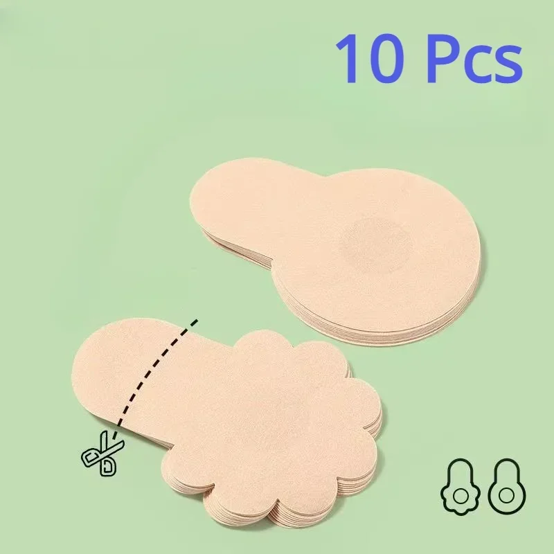 10pcs Women's Invisible Breast – Silicone Bra Adhesive recenzja i cena