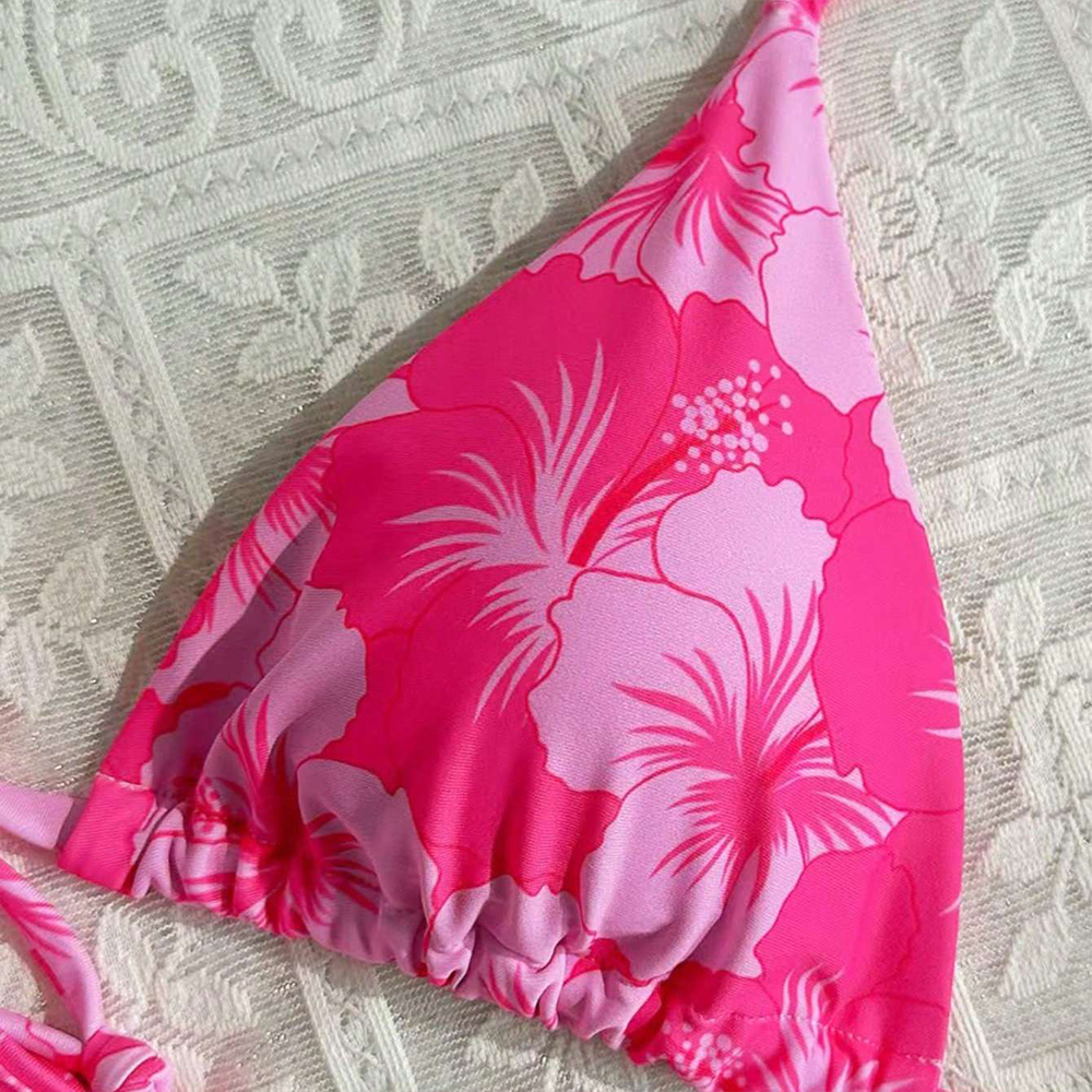 Women's Printed Vest Bikini+Th – Thong Bikini Women recenzja i cena