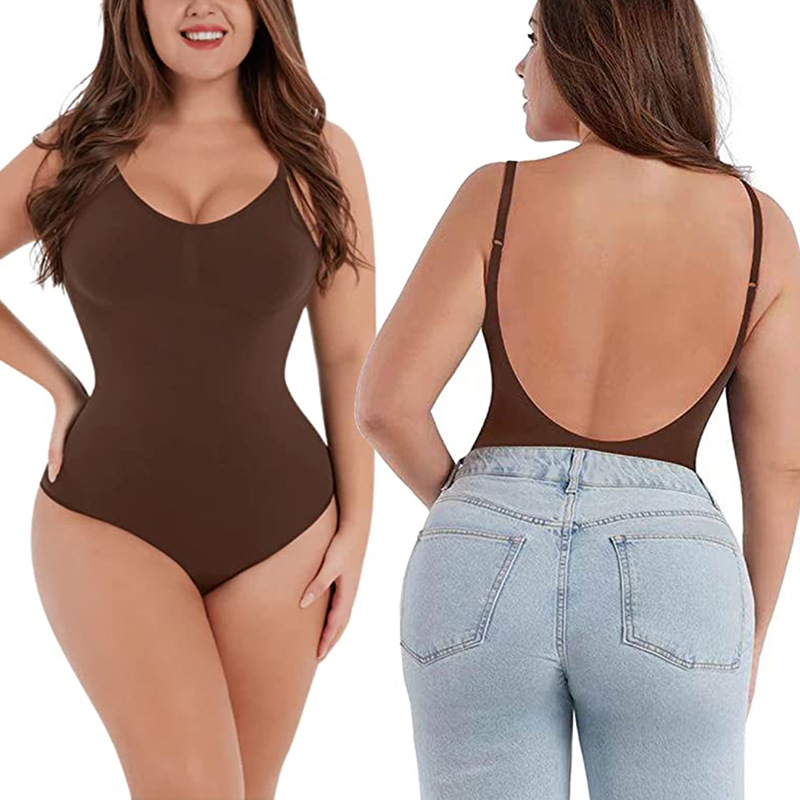 Seamless Backless Sculpting Bo – Shapewear Bodysuit Firm recenzja i cena