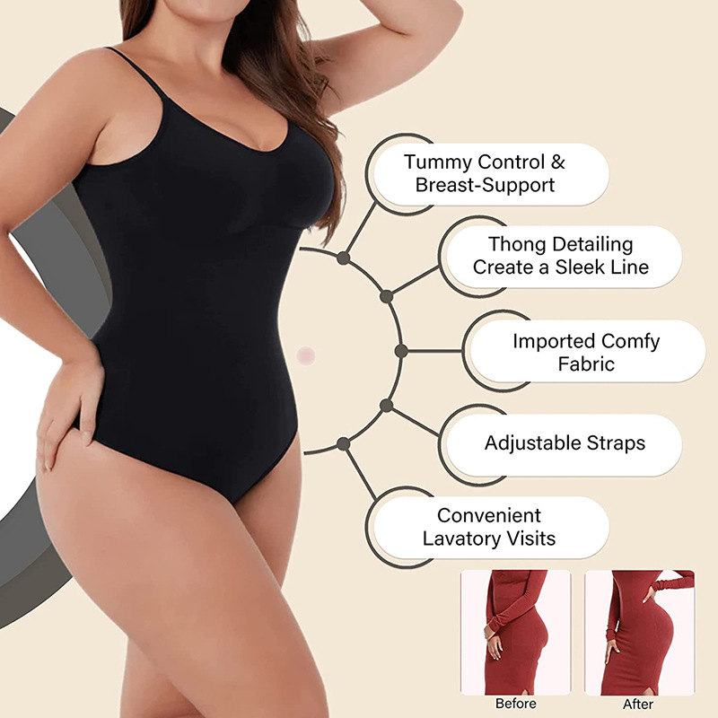 Seamless Backless Sculpting Bo – Shapewear Bodysuit Firm recenzja i cena