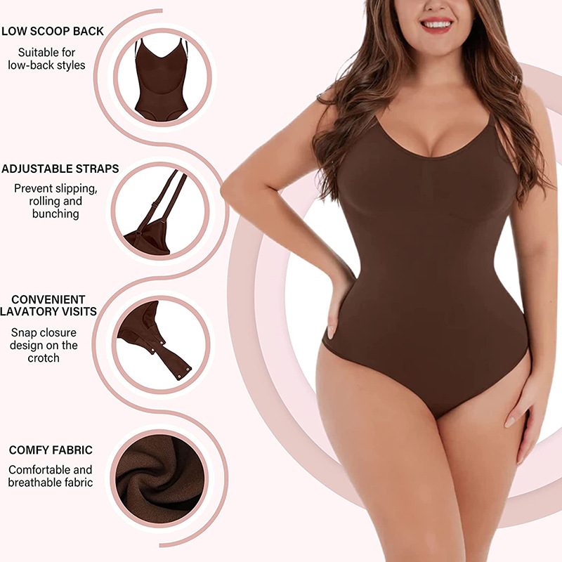 Seamless Backless Sculpting Bo – Shapewear Bodysuit Firm recenzja i cena