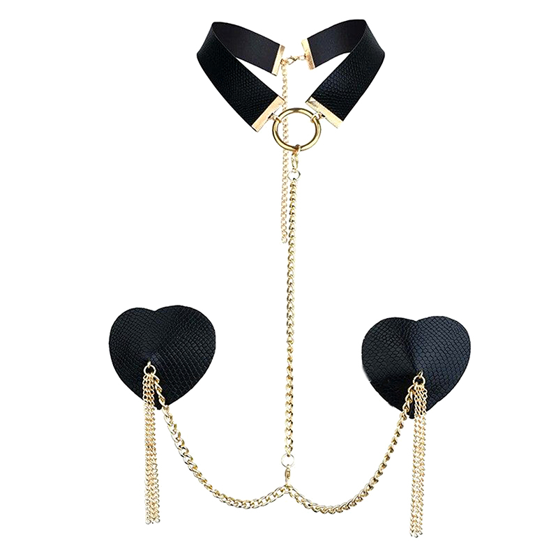 Sexy Metal Chain Linked Nipple – Nipple Cover Pasties recenzja i cena