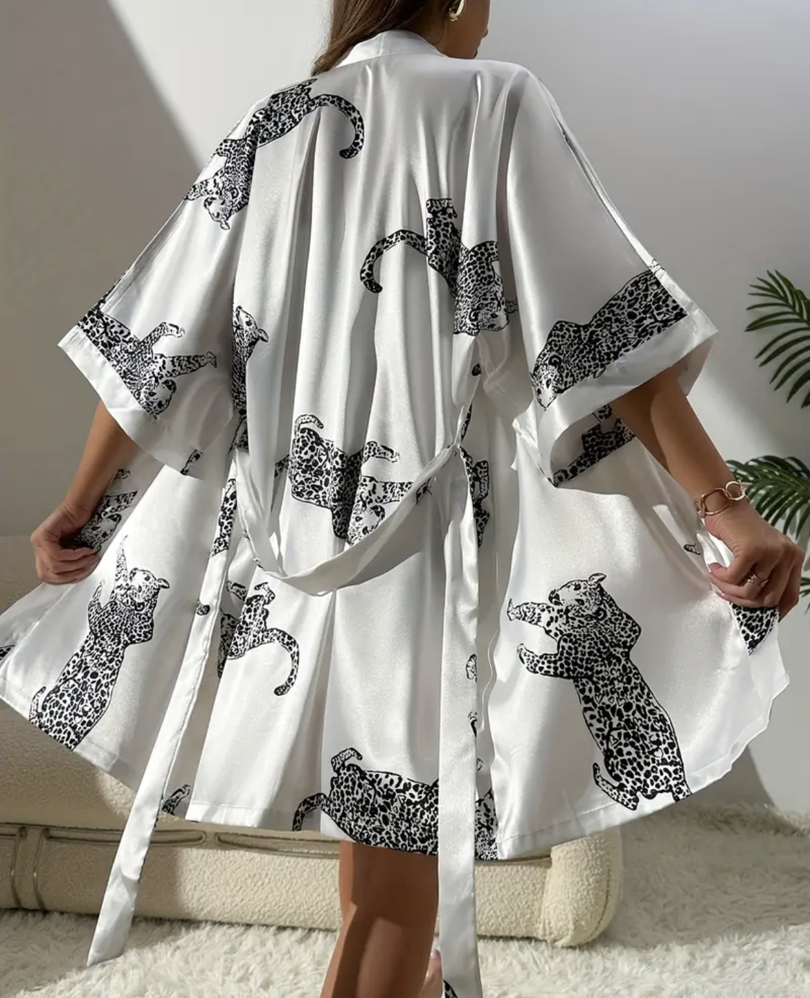 Imitation silk sleepwear sexy  – Robe Silk Women recenzja i cena