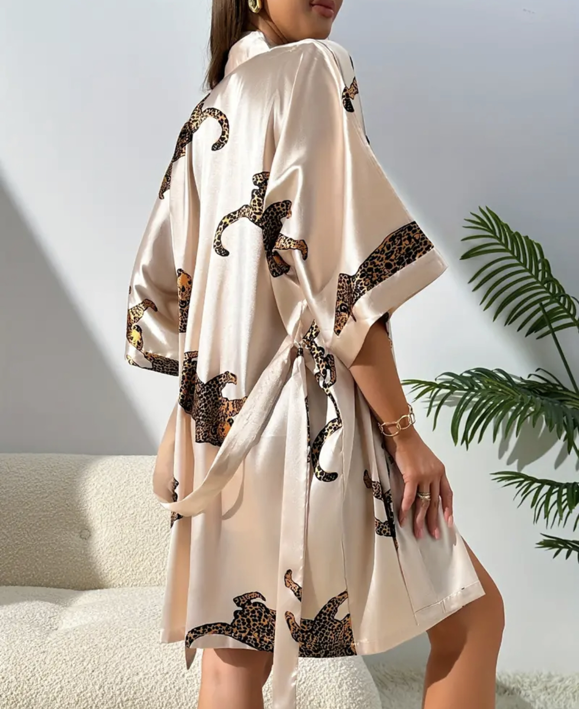 Imitation silk sleepwear sexy  – Robe Silk Women recenzja i cena