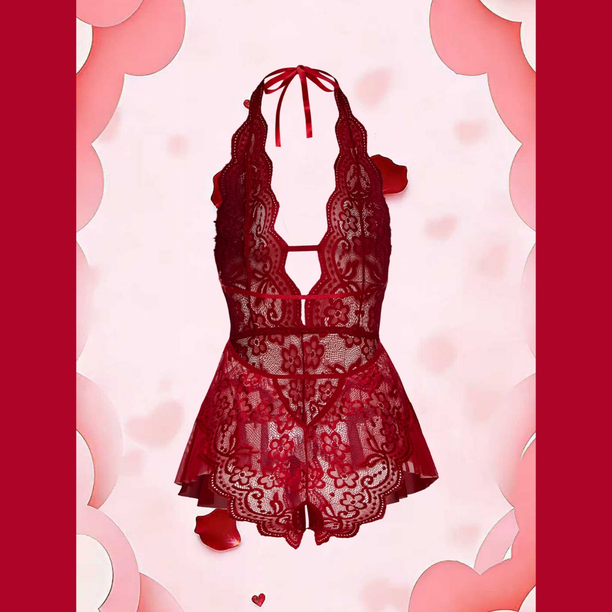 Erotic Crotchless Hot Lingerie – Lace Teddy Lingerie recenzja i cena