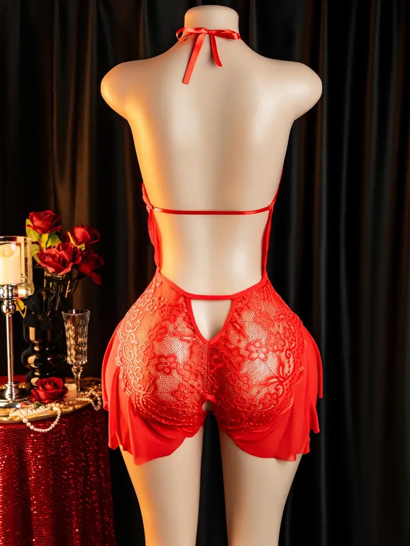 Hot Erotic Crotchless Lingerie – Lace Teddy Lingerie recenzja i cena