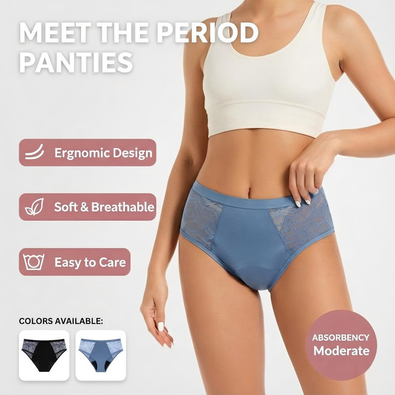 Absorbent Period Underwear Wom – Period Panty Absorbent recenzja i cena