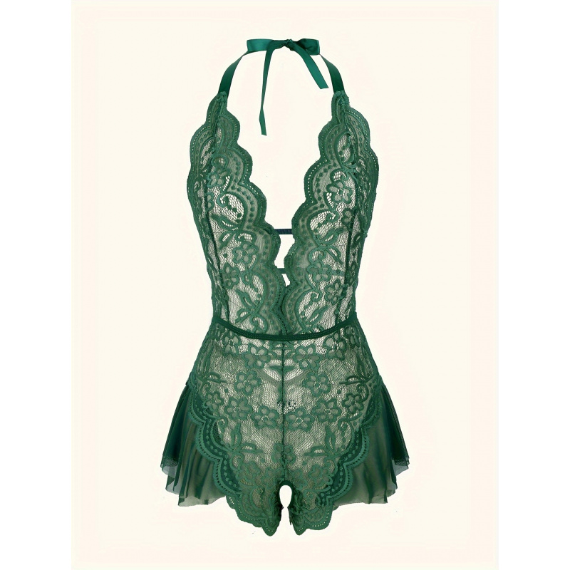 Charming Lace Mesh Teddy, Scal – Lace Teddy Lingerie recenzja i cena