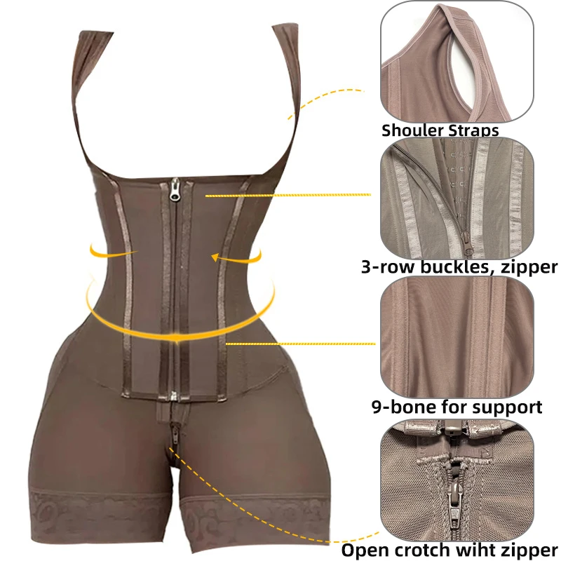 Body Shaper Women Colombian Fa – Shapewear Bodysuit Firm recenzja i cena