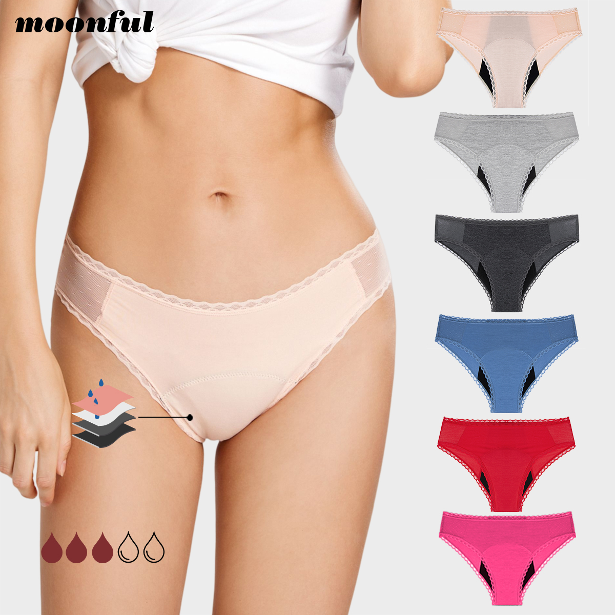 4 Layer Absorbent Menstrual Pa – Period Panty Absorbent recenzja i cena